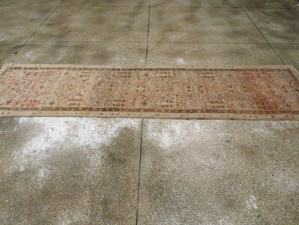 Vintage Persian Malayer Runner, No.24235 - Galerie Shabab