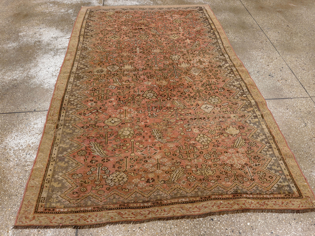 Antique Persian Kurdish Accent Rug, No.24236 - Galerie Shabab
