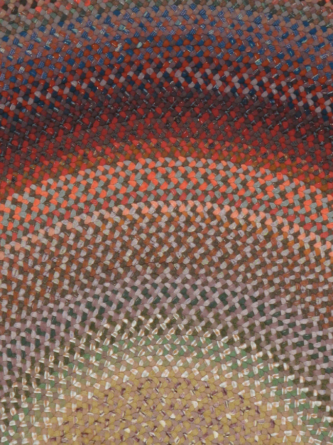 Vintage Braid Rug, No.24242 - Galerie Shabab