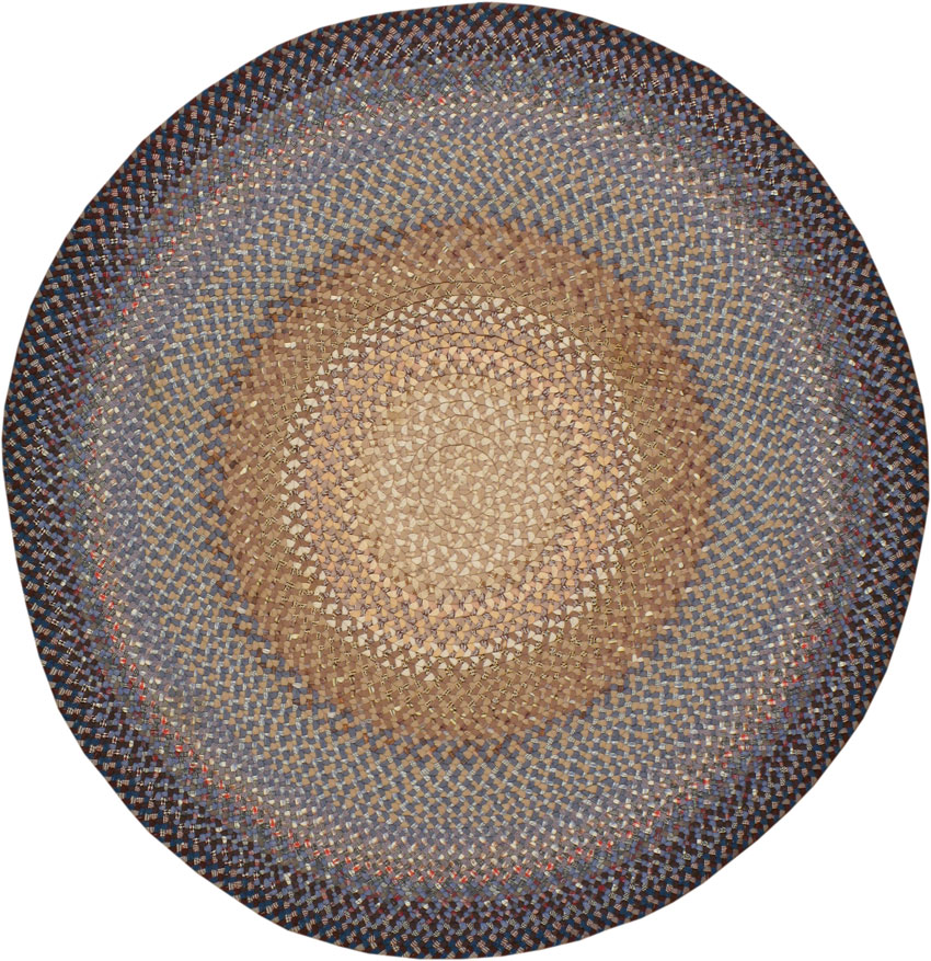 Vintage Braid Rug, No.24243 - Galerie Shabab