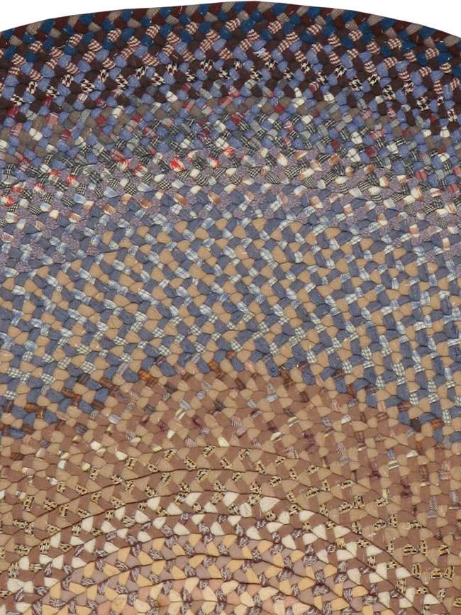 Vintage Braid Rug, No.24243 - Galerie Shabab