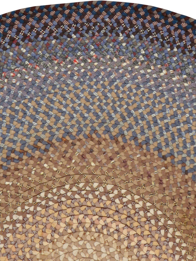 Vintage Braid Rug, No.24243 - Galerie Shabab