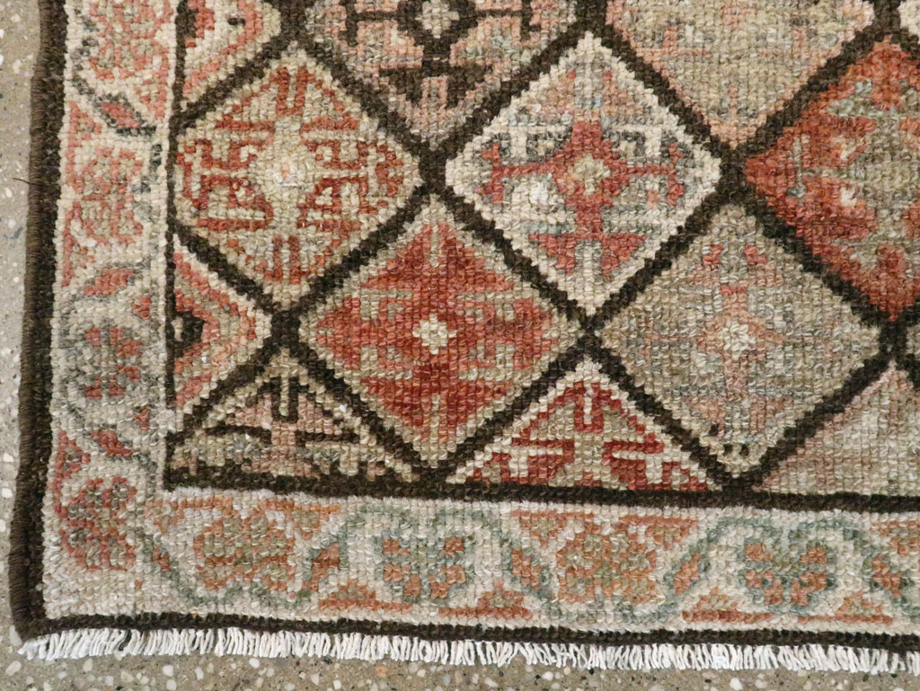 Antique Persian Kurdish Square Rug (Pair: 2 of 2), No.24249 - Galerie Shabab