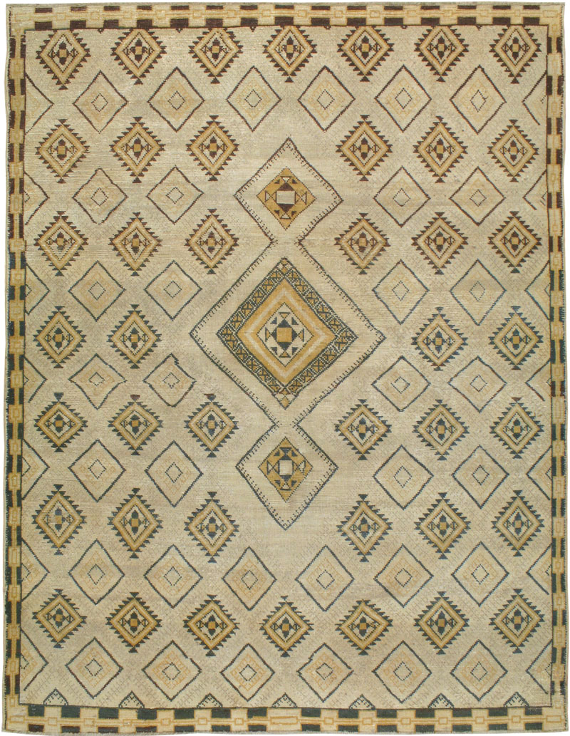 Vintage Moroccan Carpet, No.24251 - Galerie Shabab