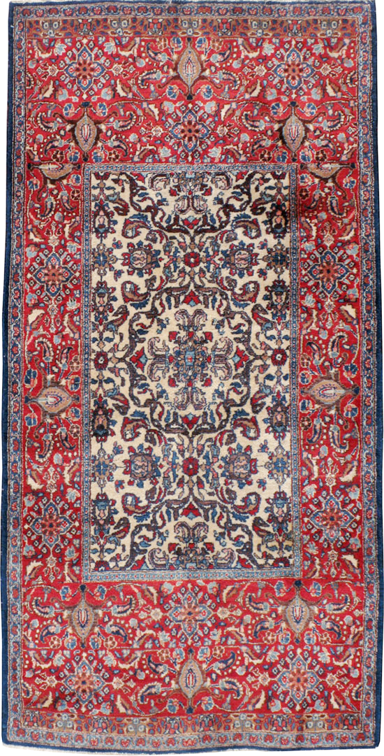 Vintage Persian Isfahan Rug, No.24252 - Galerie Shabab