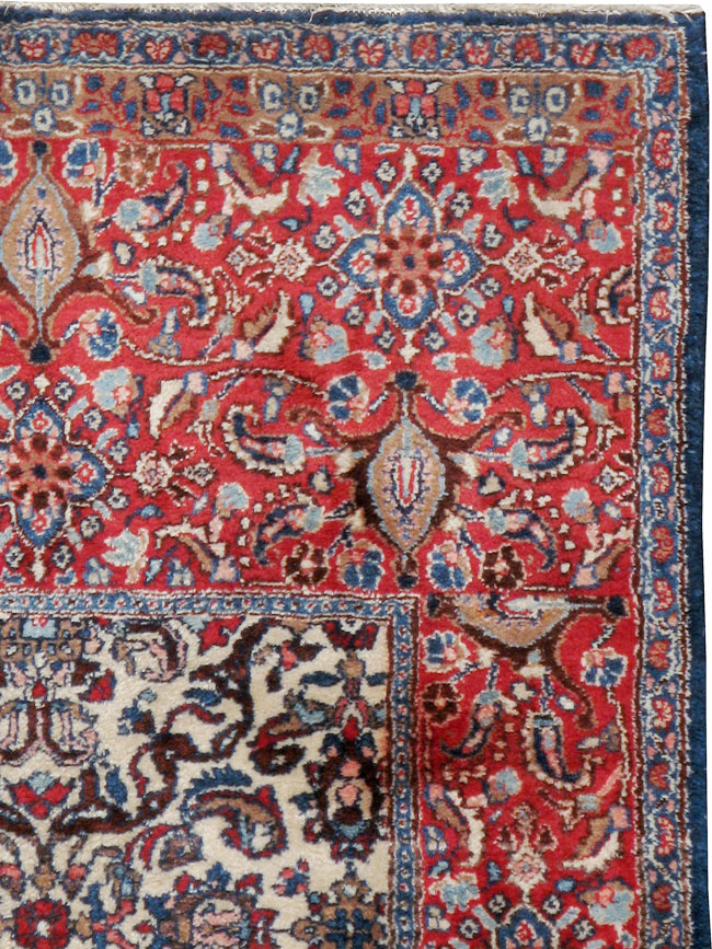 Vintage Persian Isfahan Rug, No.24252 - Galerie Shabab