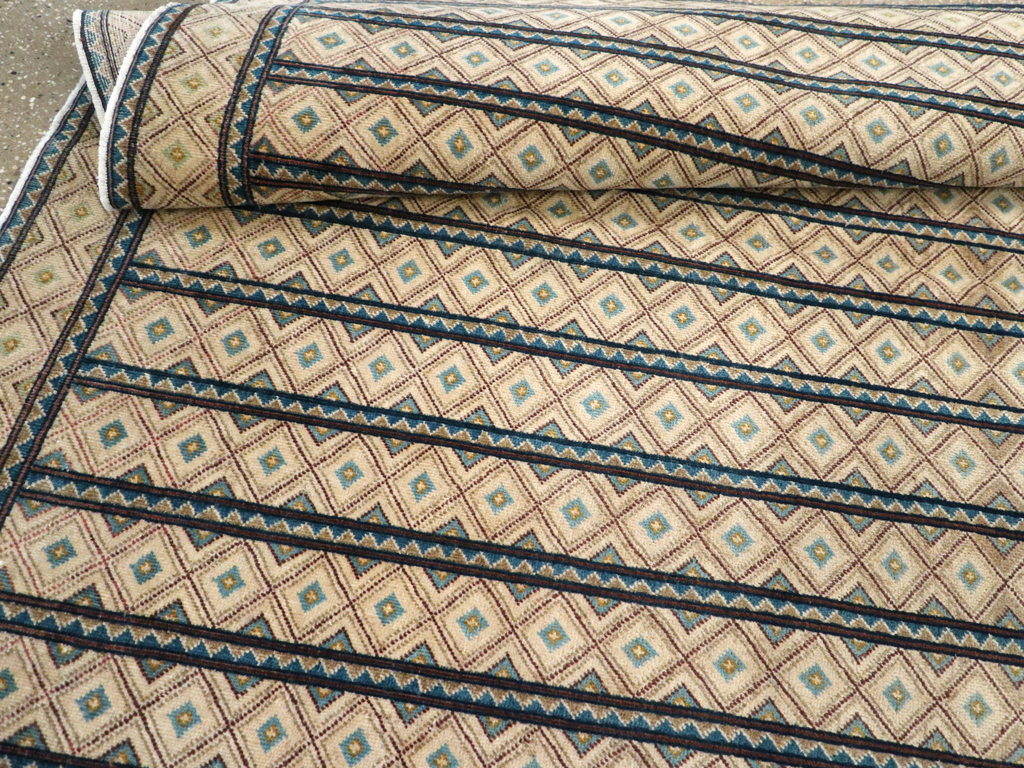 Vintage Persian Kashan Art Deco Carpet, No.24254 - Galerie Shabab