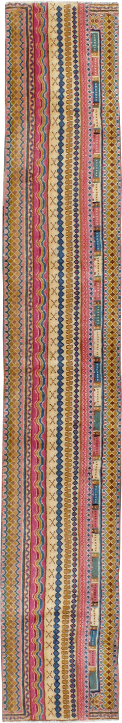 Vintage Persian Kashan Runner, No.24256 - Galerie Shabab