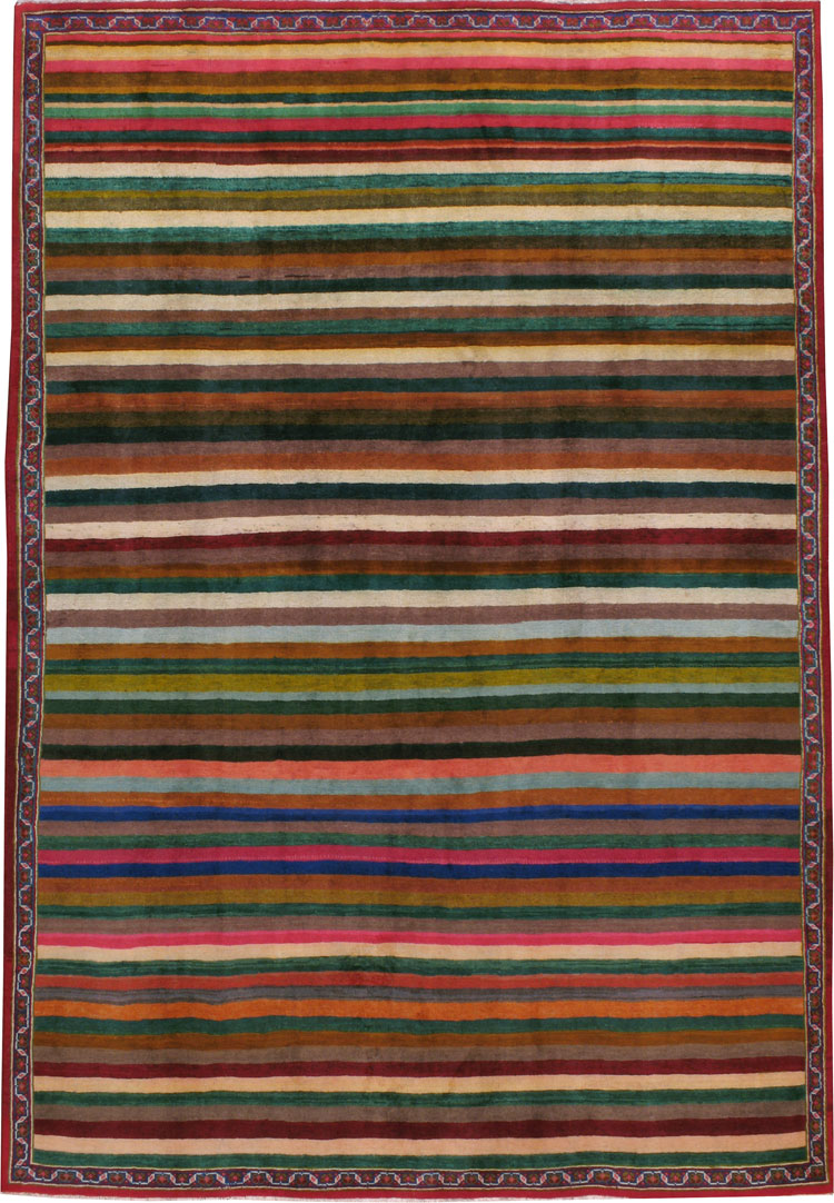 Vintage Mid-Century Kashan Rug, No.24258 - Galerie Shabab