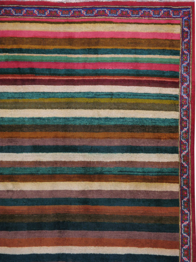 Vintage Mid-Century Kashan Rug, No.24258 - Galerie Shabab