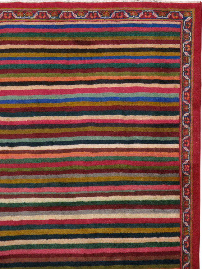 Vintage Persian Kashan Rug, No.24259 - Galerie Shabab