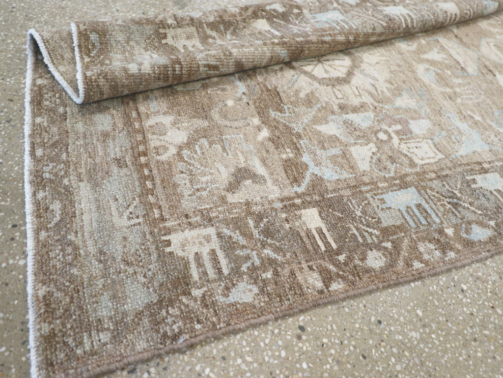 Vintage Persian Malayer Runner (Pair: 1 of 2), No.24260 - Galerie Shabab