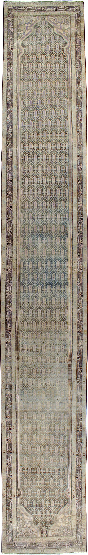 Vintage Persian Malayer Runner, No.24262 - Galerie Shabab