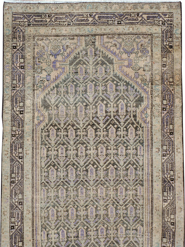 Vintage Persian Malayer Runner, No.24262 - Galerie Shabab