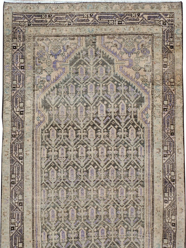Vintage Persian Malayer Runner, No.24262 - Galerie Shabab