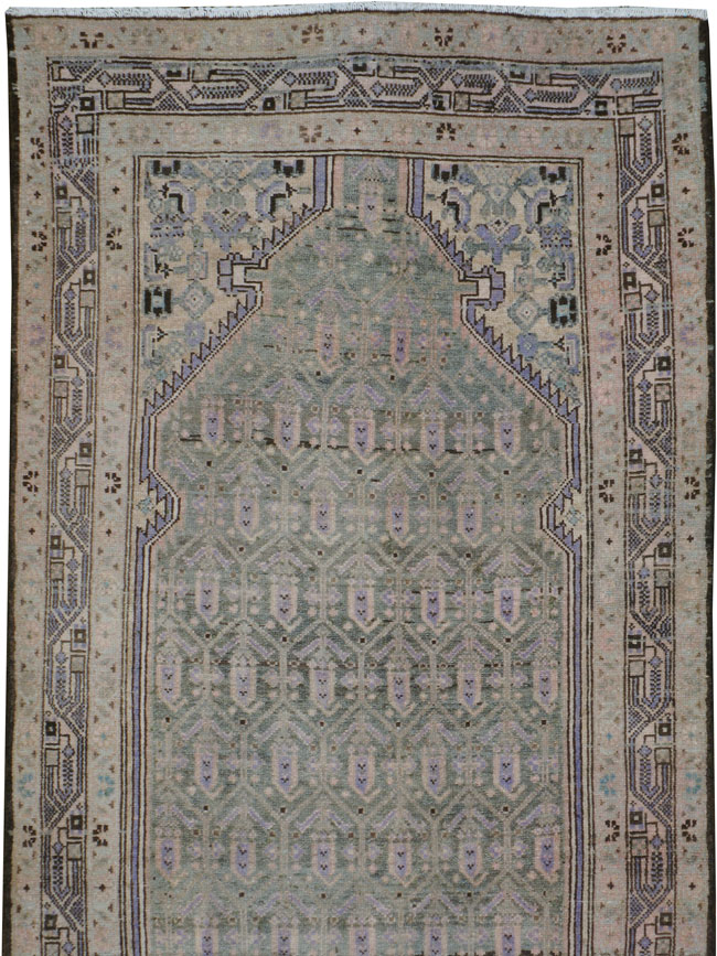 Vintage Persian Malayer Runner, No.24263 - Galerie Shabab