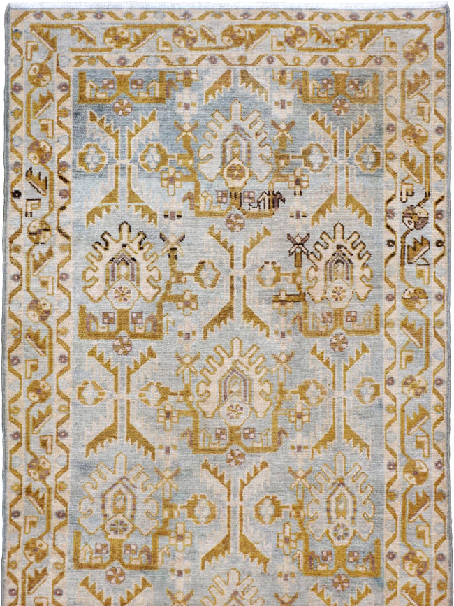 Vintage Persian Malayer Runner, No.24264 - Galerie Shabab