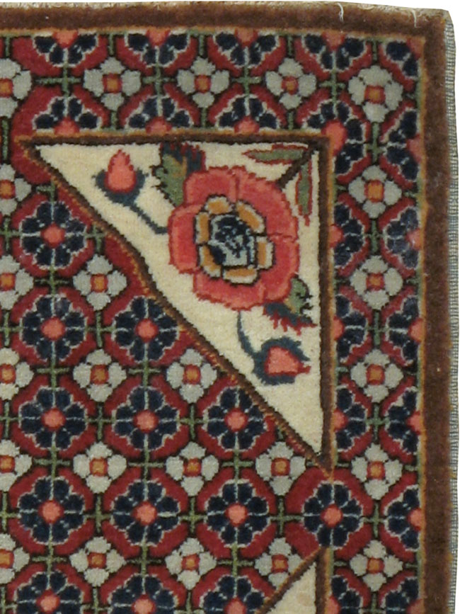 Vintage Persian Kashan Rug, No.24267 - Galerie Shabab