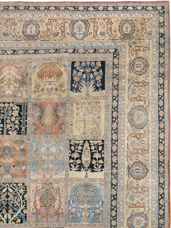 Antique Persian Tabriz Hagi Jalili Carpet, No.24283 - Galerie Shabab