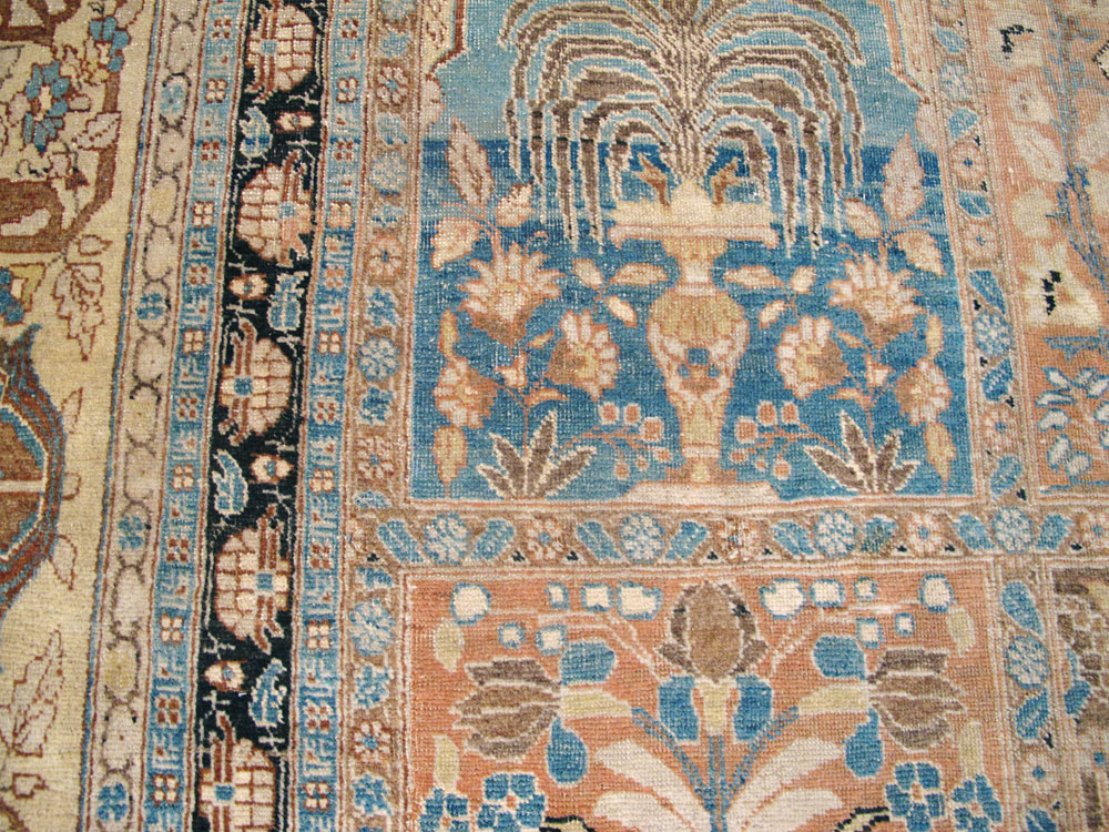 Antique Persian Tabriz Hagi Jalili Carpet, No.24283 - Galerie Shabab