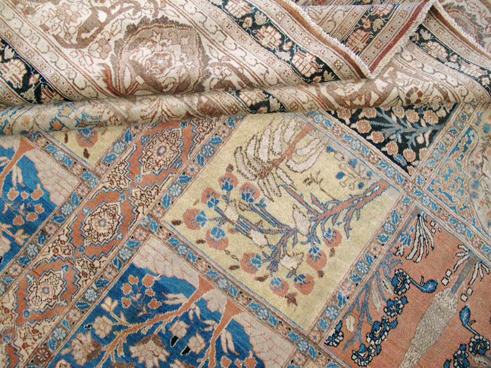 Antique Persian Tabriz Hagi Jalili Carpet, No.24283 - Galerie Shabab