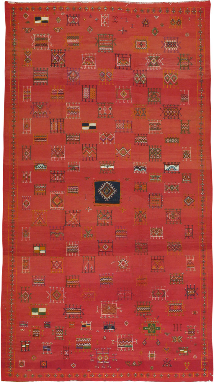 Vintage Moroccan Kilim, No.24284 - Galerie Shabab