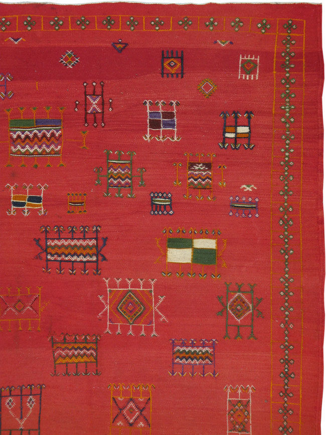 Vintage Moroccan Kilim, No.24284 - Galerie Shabab