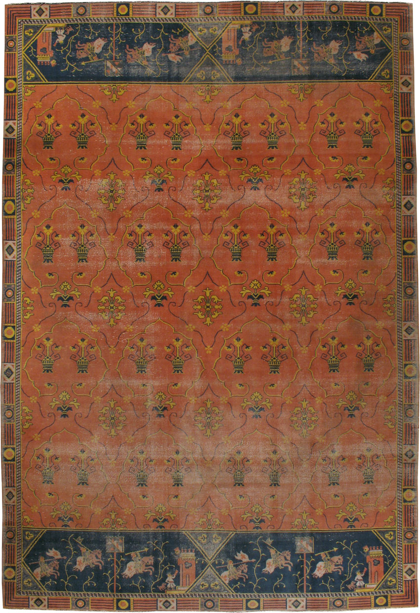 Antique Lahore Carpet, No.24286 - Galerie Shabab