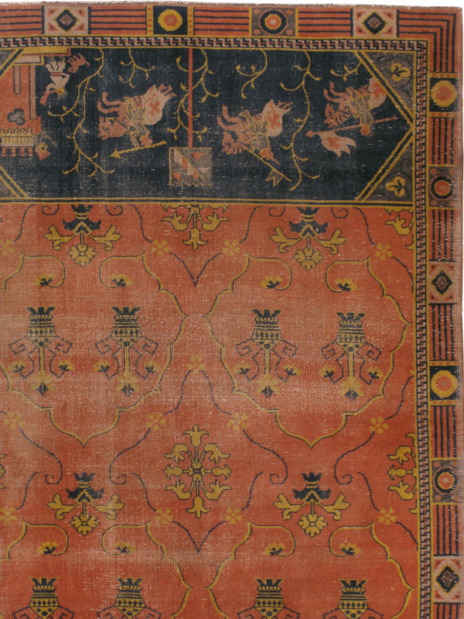 Antique Lahore Carpet, No.24286 - Galerie Shabab