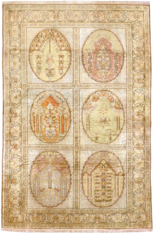 Vintage Turkish Sivas Rug, No.24292 - Galerie Shabab