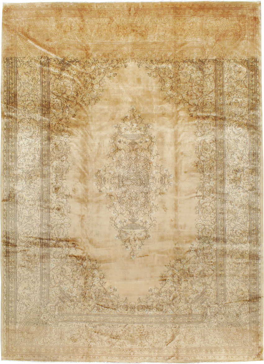 Vintage Persian Kerman Carpet, No.24298 - Galerie Shabab