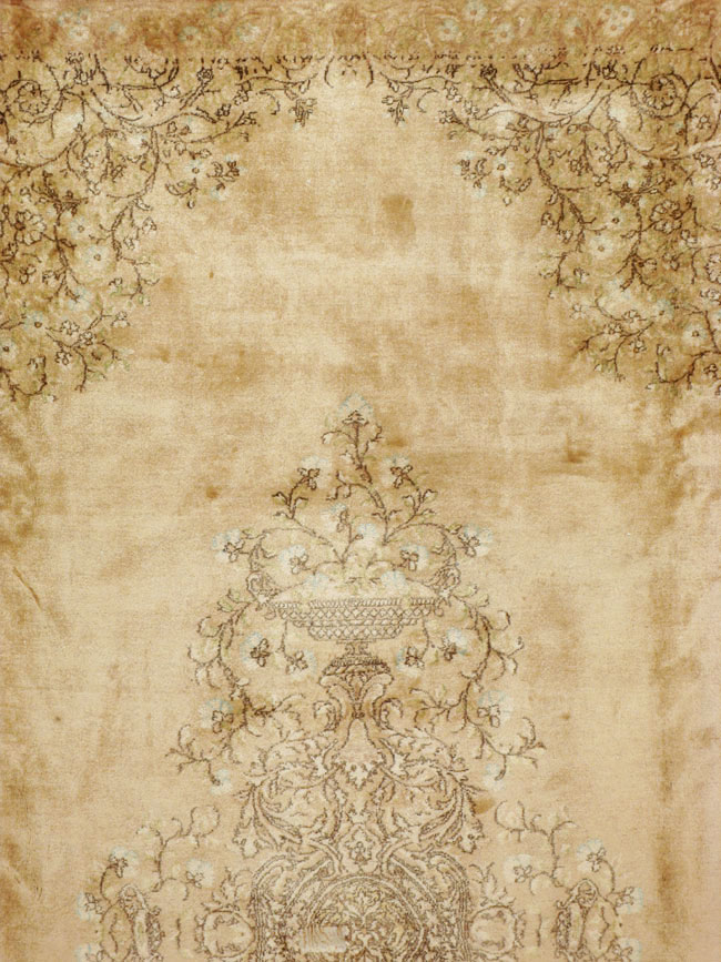 Vintage Persian Kerman Carpet, No.24298 - Galerie Shabab