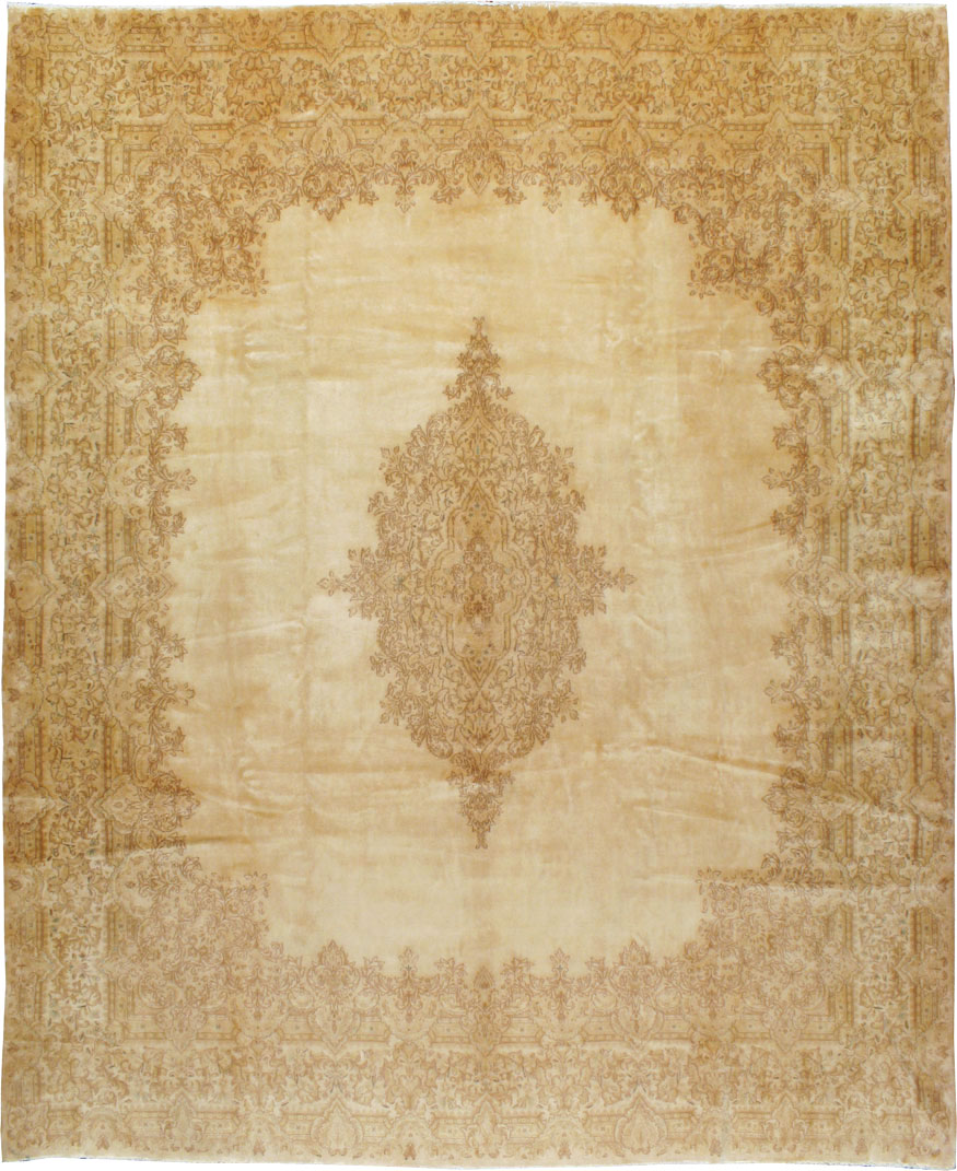 Vintage Persian Kerman Carpet, No.24299 - Galerie Shabab