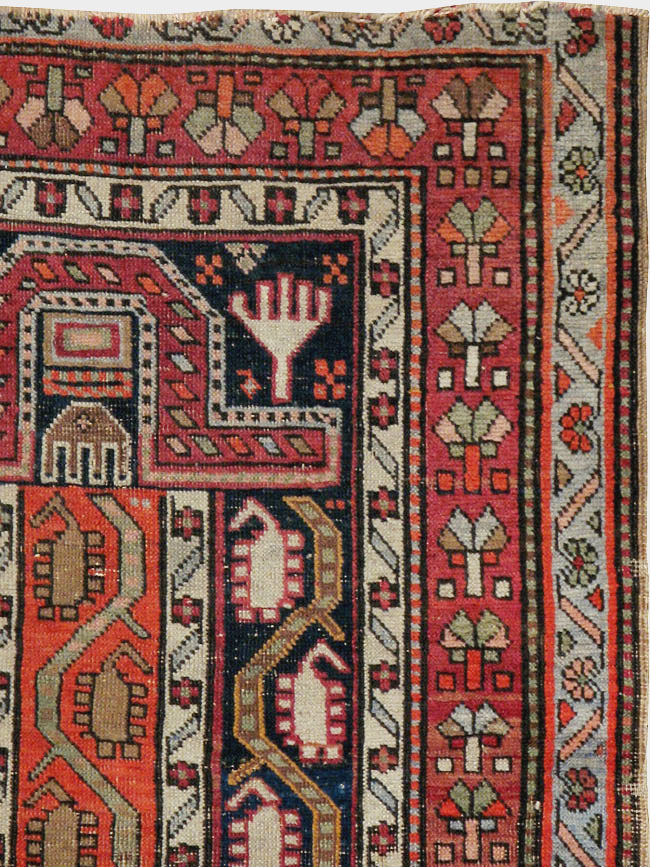 Antique Caucasian Karabagh Rug, No.24304 - Galerie Shabab