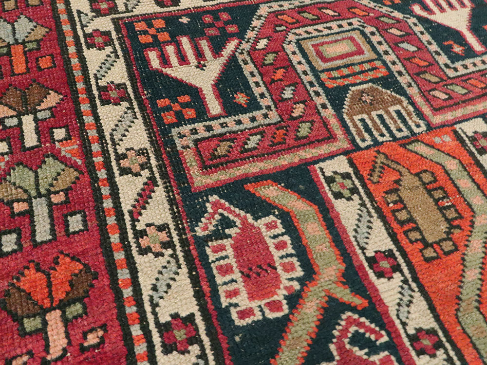 Antique Caucasian Karabagh Rug, No.24304 - Galerie Shabab