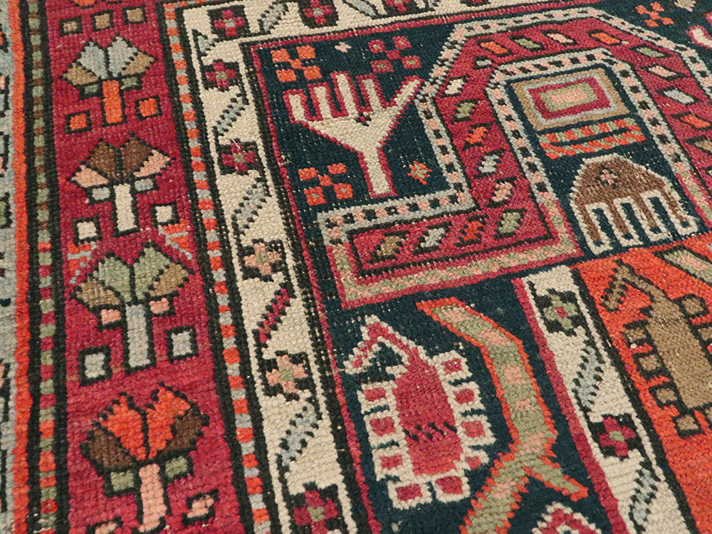 Antique Caucasian Karabagh Rug, No.24304 - Galerie Shabab