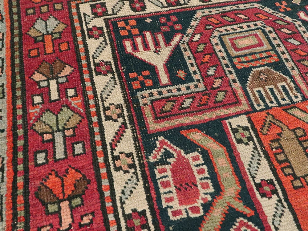 Antique Caucasian Karabagh Rug, No.24304 - Galerie Shabab
