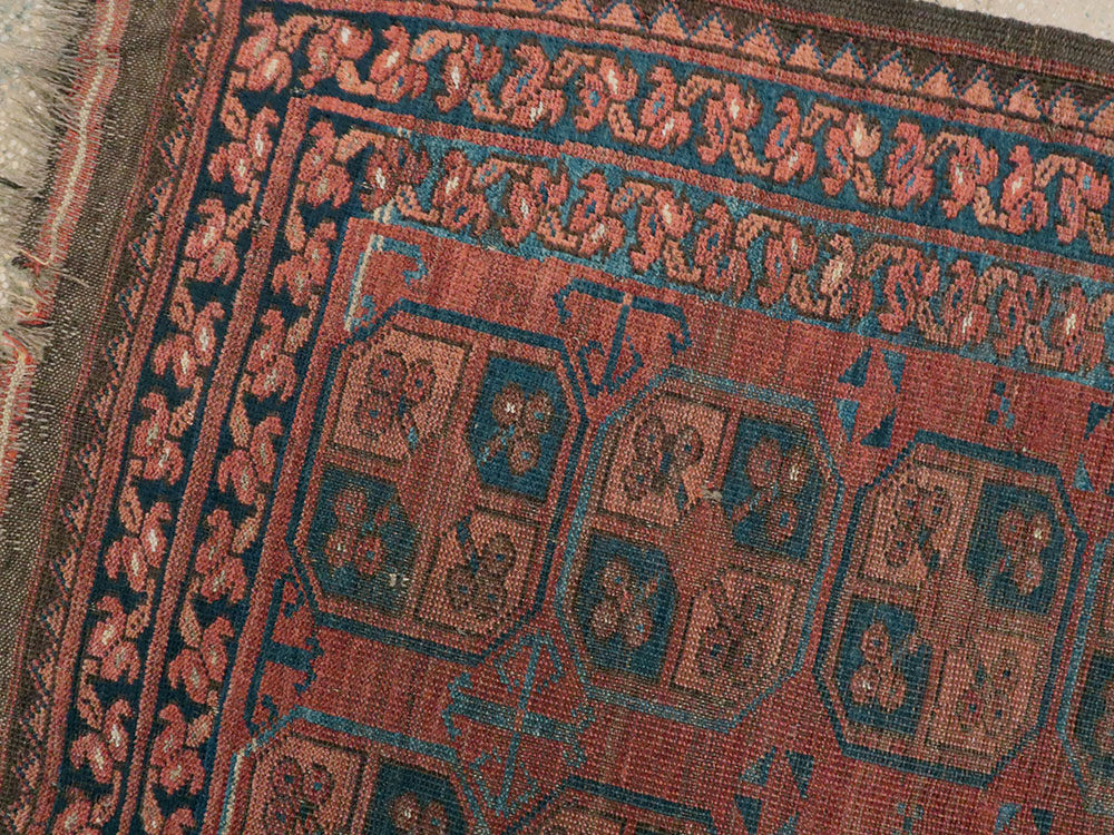 Antique Afghan Ersari Turkoman Rug, No.24306 - Galerie Shabab