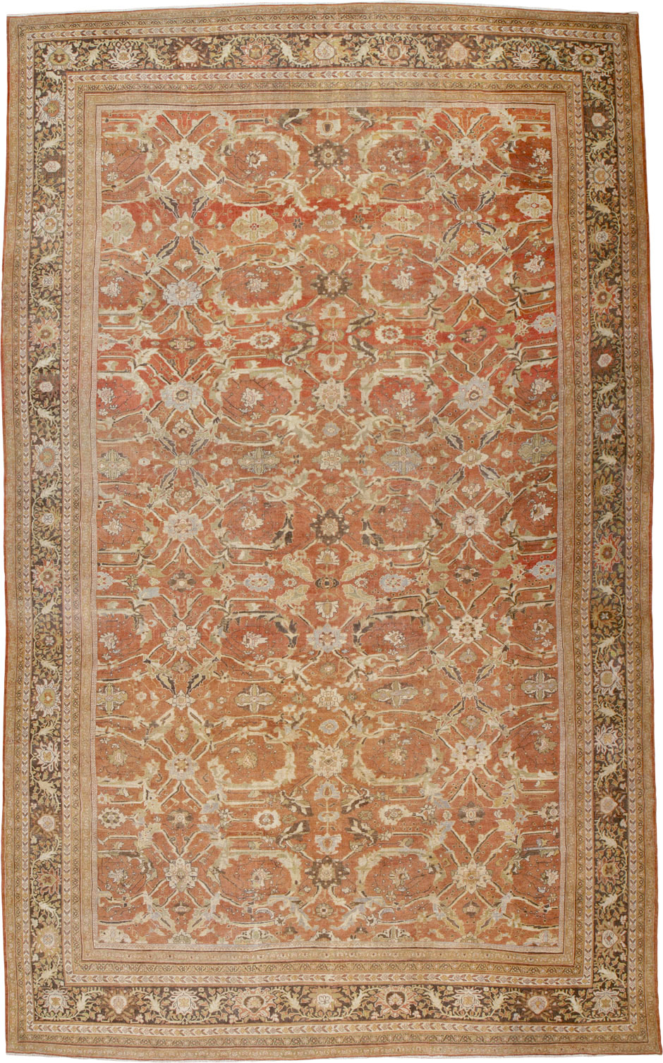 Antique Persian Mahal Carpet, No.24314 - Galerie Shabab