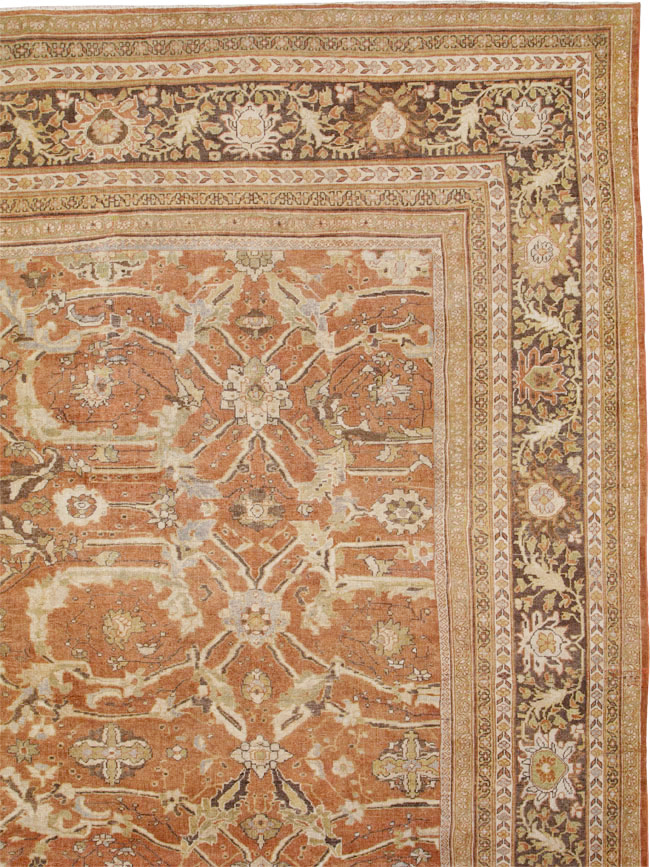 Antique Persian Mahal Carpet, No.24314 - Galerie Shabab
