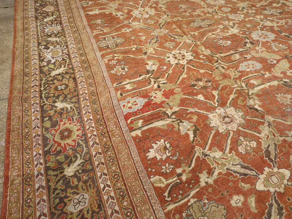 Antique Persian Mahal Carpet, No.24314 - Galerie Shabab