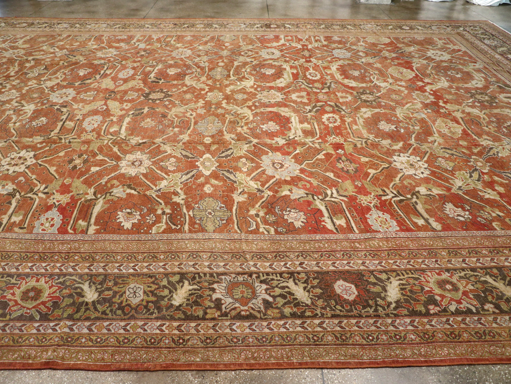 Antique Persian Mahal Carpet, No.24314 - Galerie Shabab