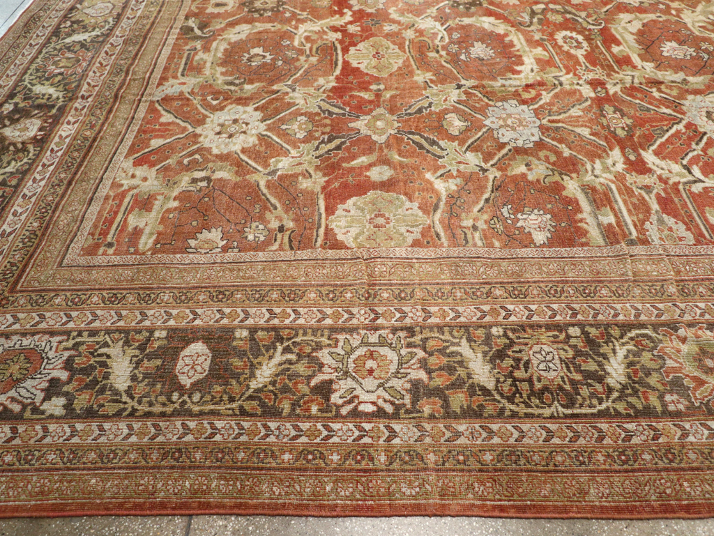 Antique Persian Mahal Carpet, No.24314 - Galerie Shabab
