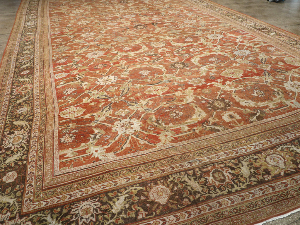 Antique Persian Mahal Carpet, No.24314 - Galerie Shabab