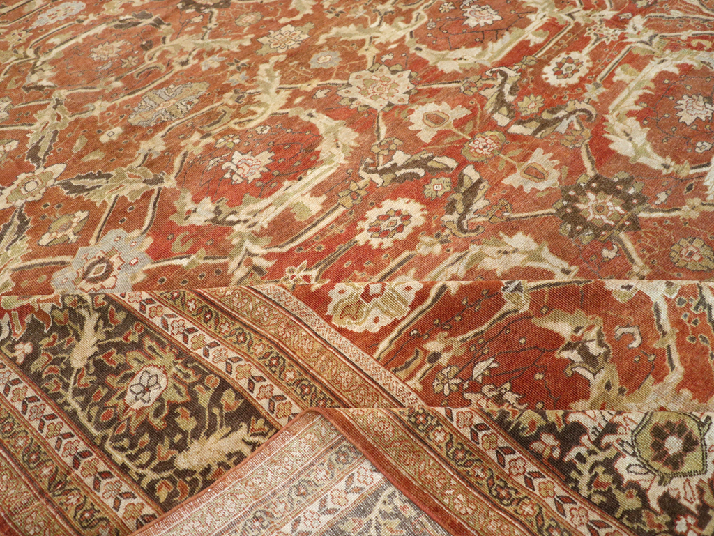 Antique Persian Mahal Carpet, No.24314 - Galerie Shabab