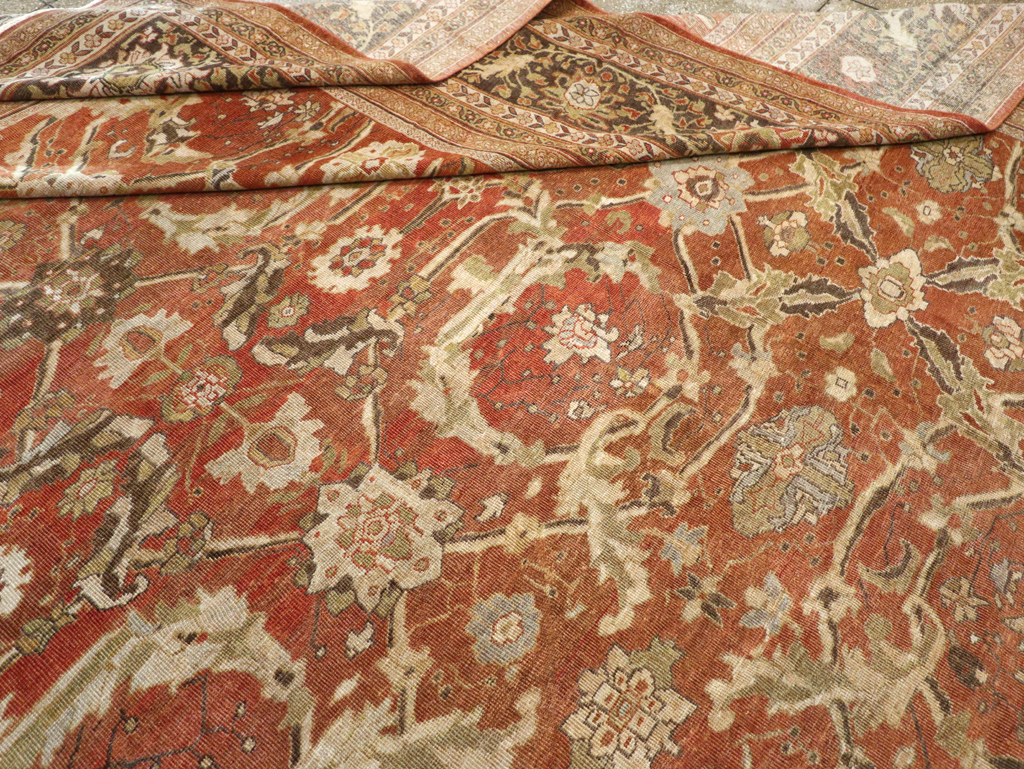 Antique Persian Mahal Carpet, No.24314 - Galerie Shabab