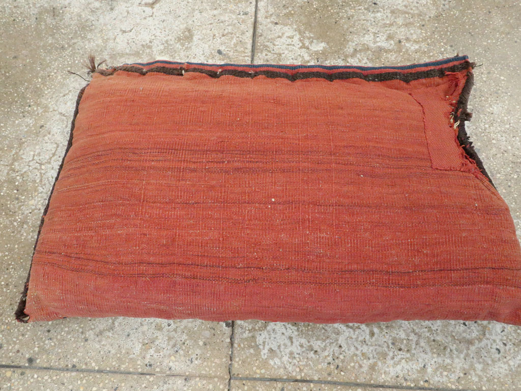 Antique Persian Afshar Bag Face Pillow, No.24319 - Galerie Shabab