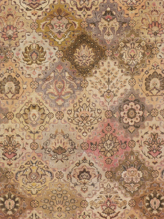 Vintage Persian Tabriz Carpet, No.24321 - Galerie Shabab