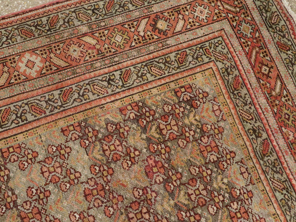 Antique Persian Malayer Wide Runner, No.24334 - Galerie Shabab