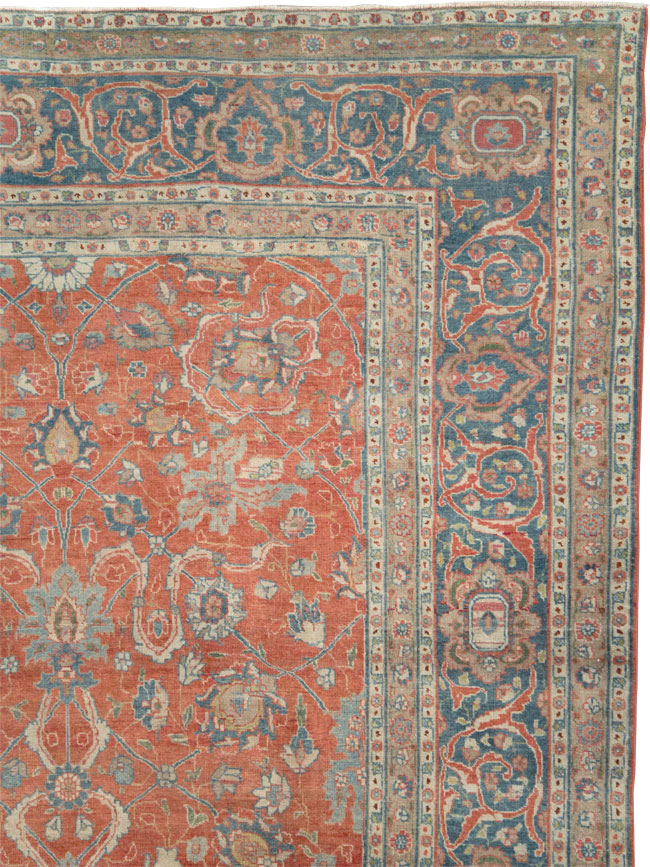 Antique Persian Tabriz Carpet, No.24335 - Galerie Shabab